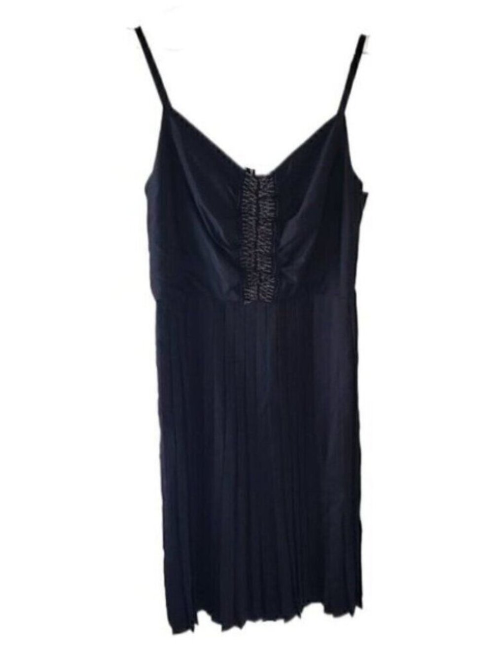 I Heart Ronson Black Pleated Skirt Sleeveless Dress